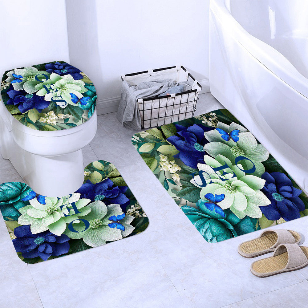 Copycat-Creations Order of the Eastern Star 4pcs Shower Curtain Set
