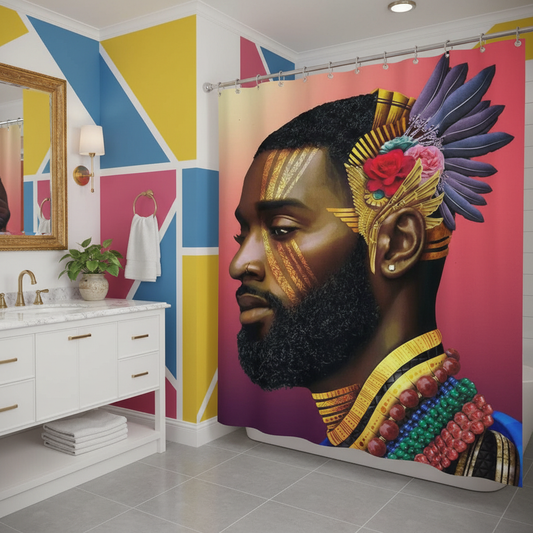 Royalty African King Shower Curtain