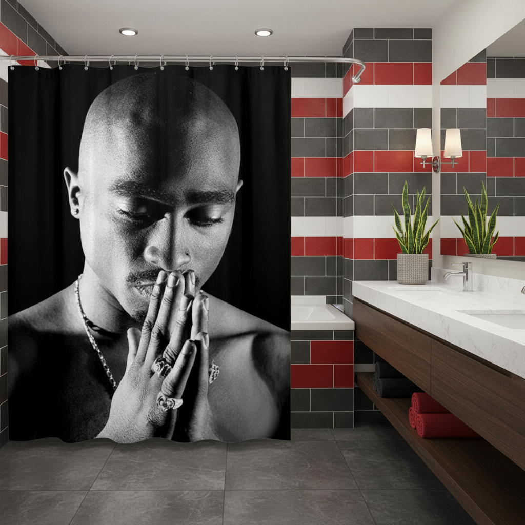 Legendary Tupac Shakur Shower Curtain