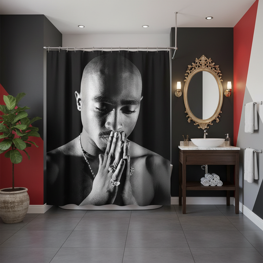 Legendary Tupac Shakur Shower Curtain