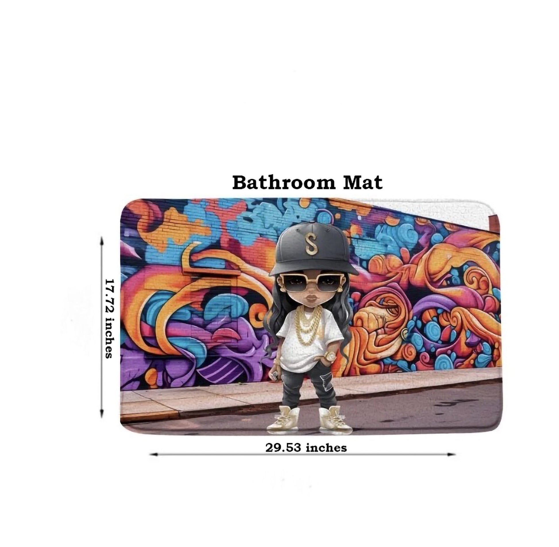 Latino Princess 4pcs Shower Curtain Set