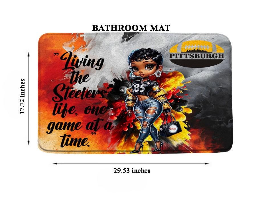 Pittsburgh Football 2pcs Shower Curtain Set