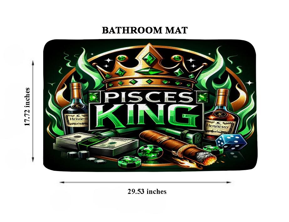 Zodiac Pisces King 2pcs Shower Curtain Set