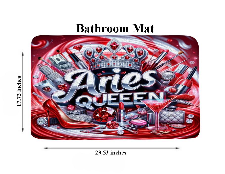Zodiac Aries Queen 2pcs Shower Curtain Set