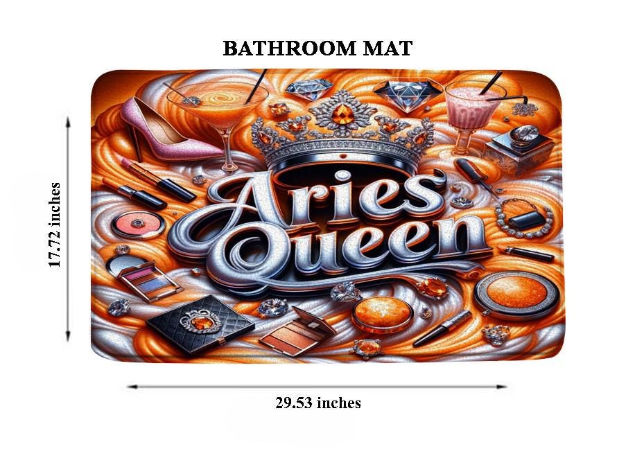 Zodiac Aries Queen 2pcs Shower Curtain Set